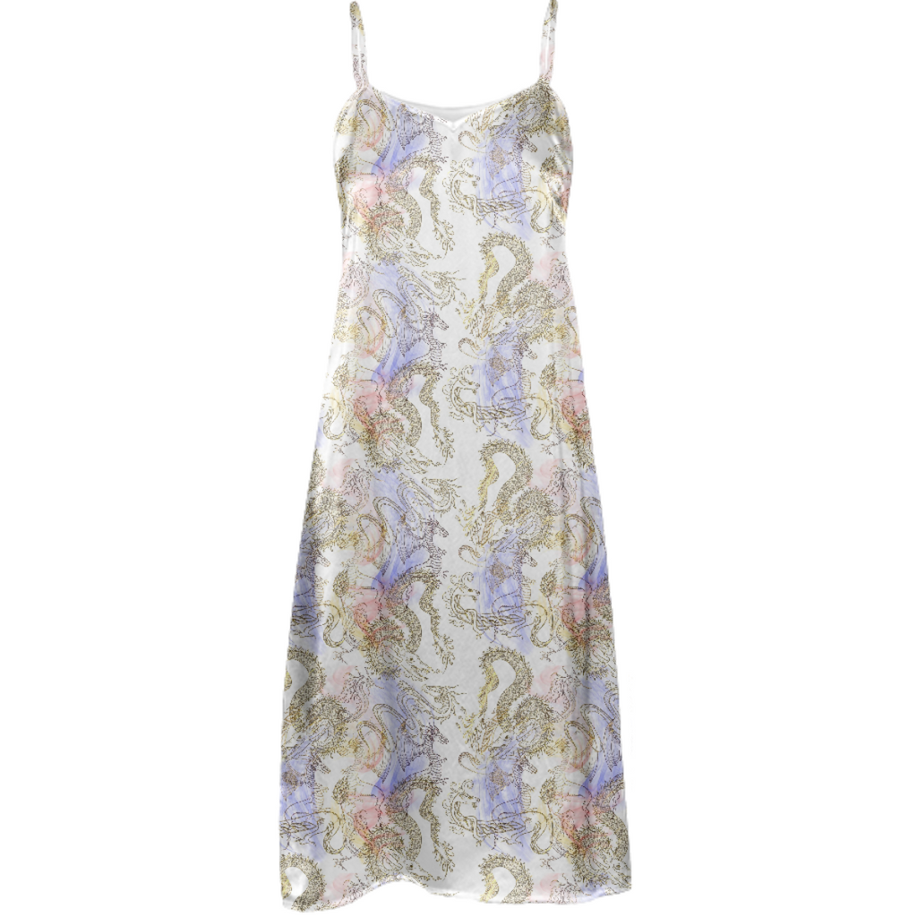 Smoke and Dragons Slip Dress