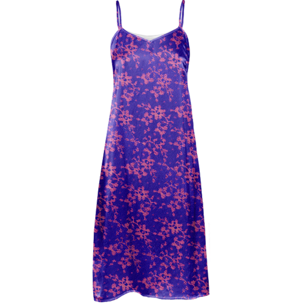 COBALT BLUE PINK LACE