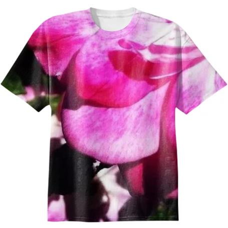 Magenta Flower Tee