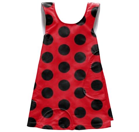 Kids apron red dots