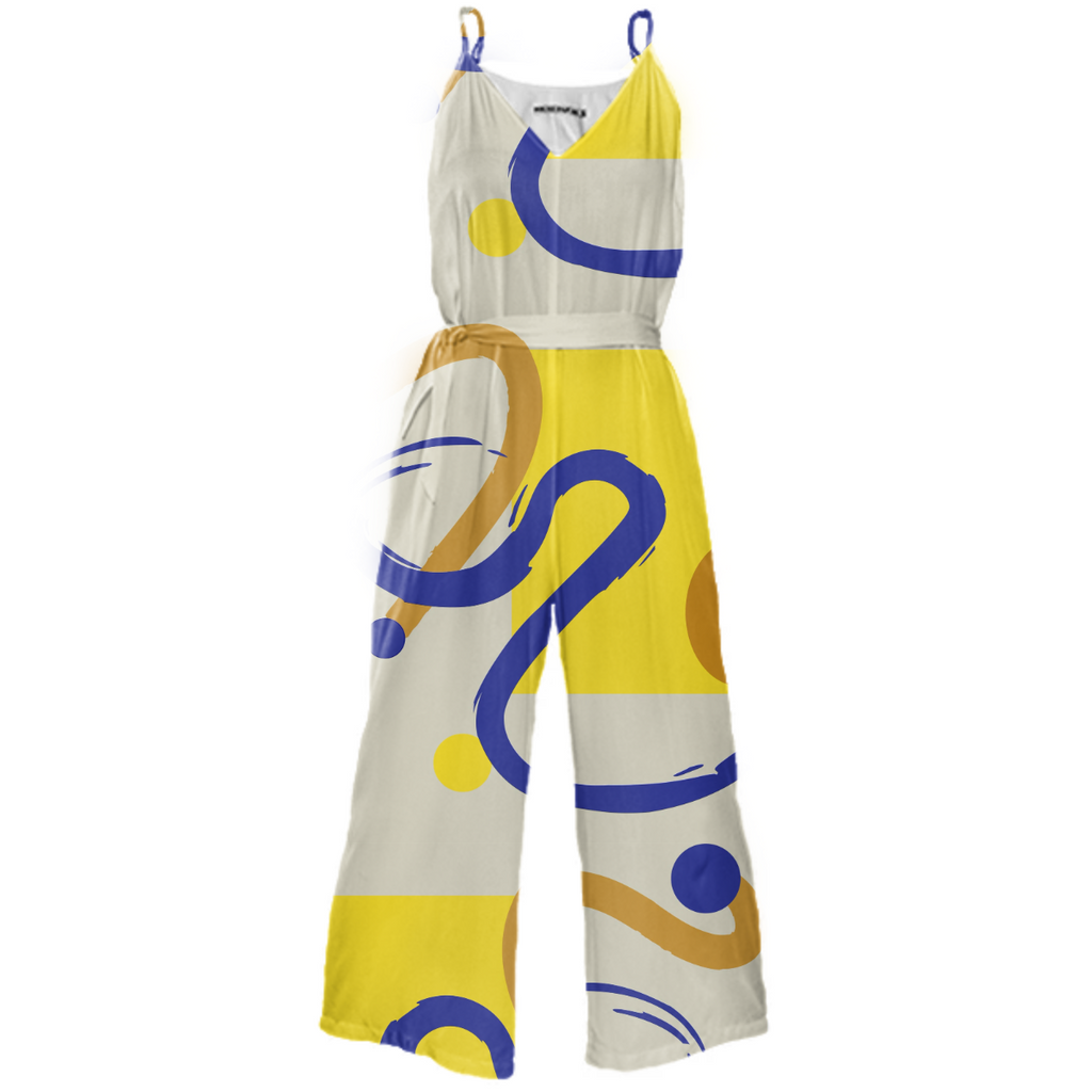 Abstract Geometry Jumpsuit