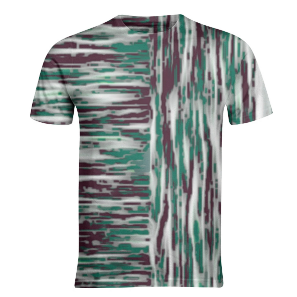 lilac green lengthwise cross