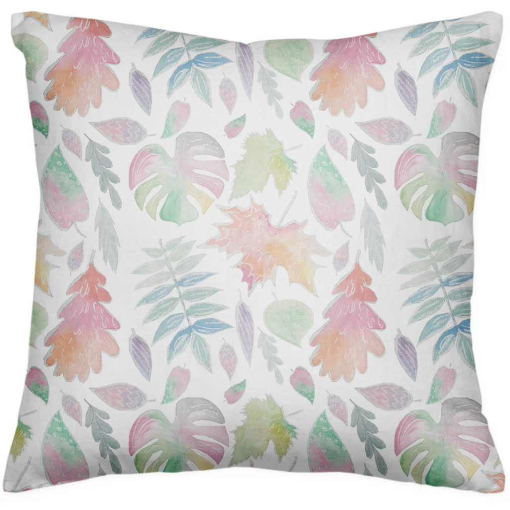 Watercolor leaves