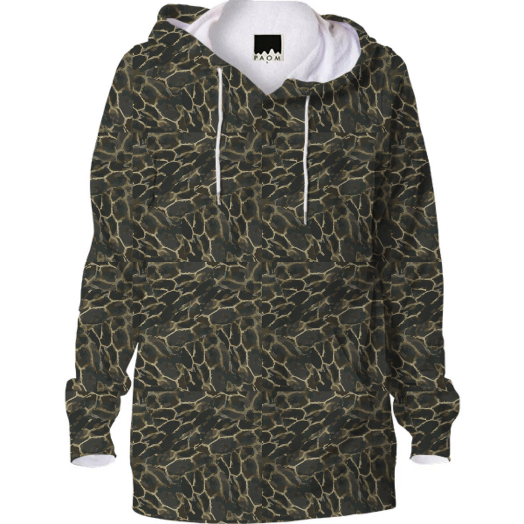 Turtle - animal print hoodie