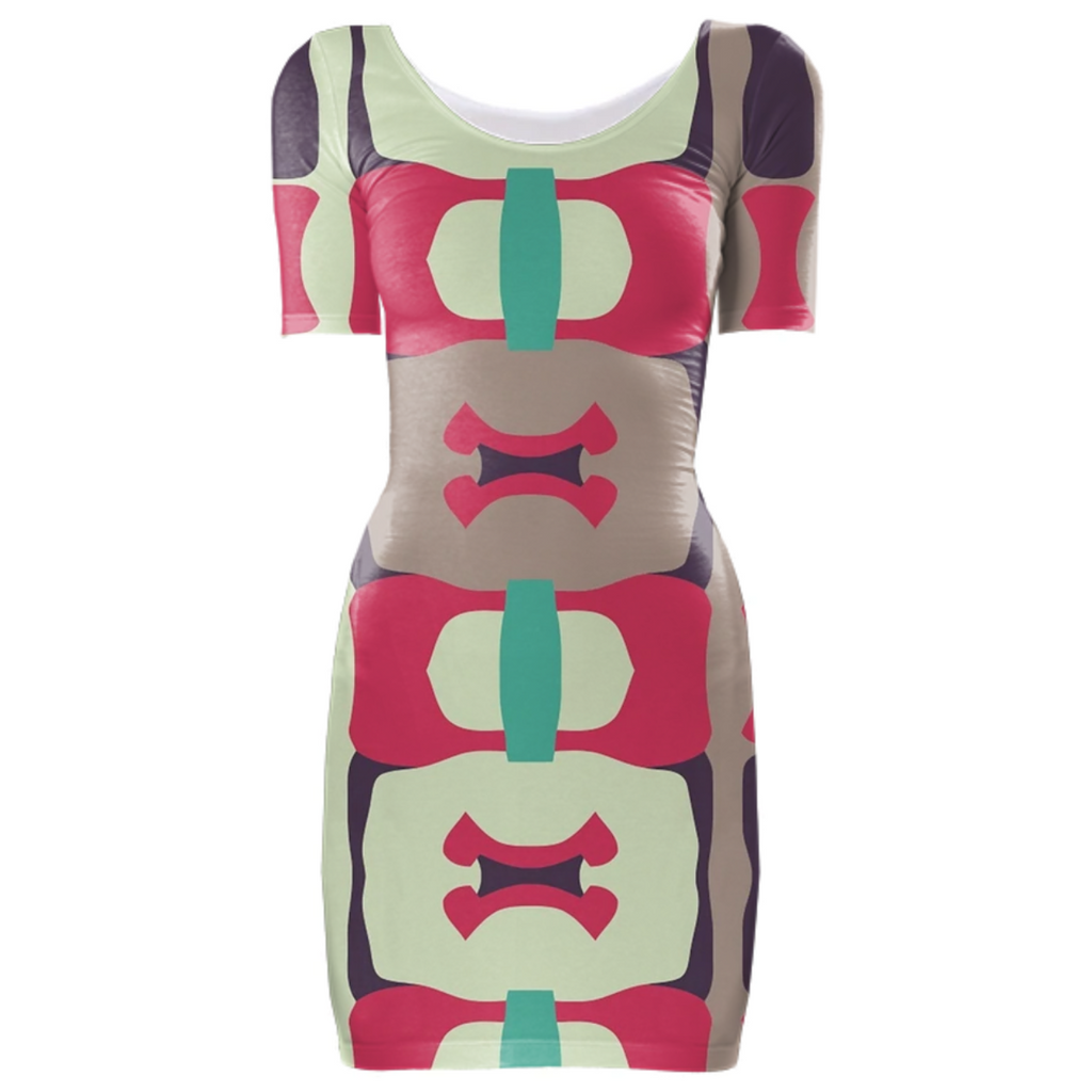 Patternova Geo Swift Bodycon Dress