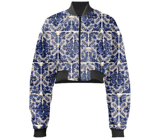 Gabriel Held Cropped Bomber Jacket