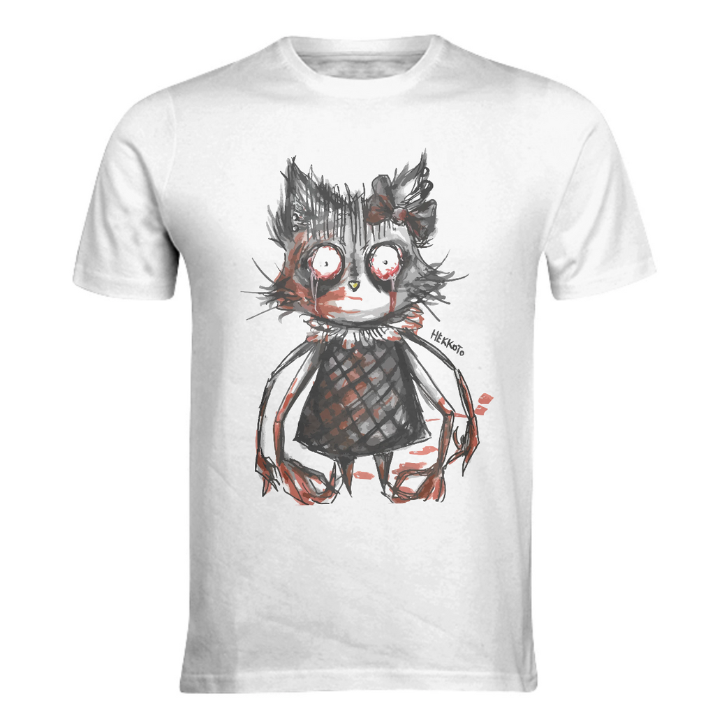Hello cat Kitty monster creepy chibi kawai harajuku shirt