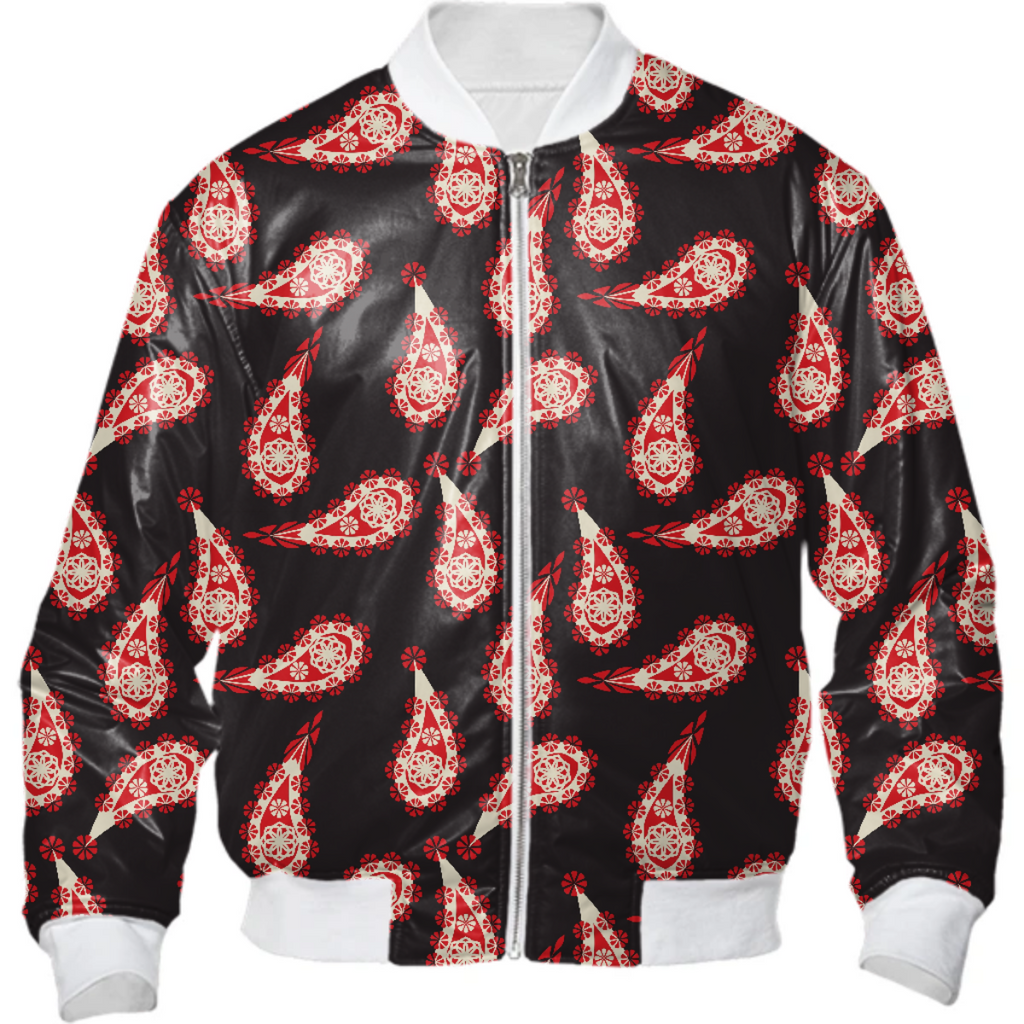 Floral pattern paisley style