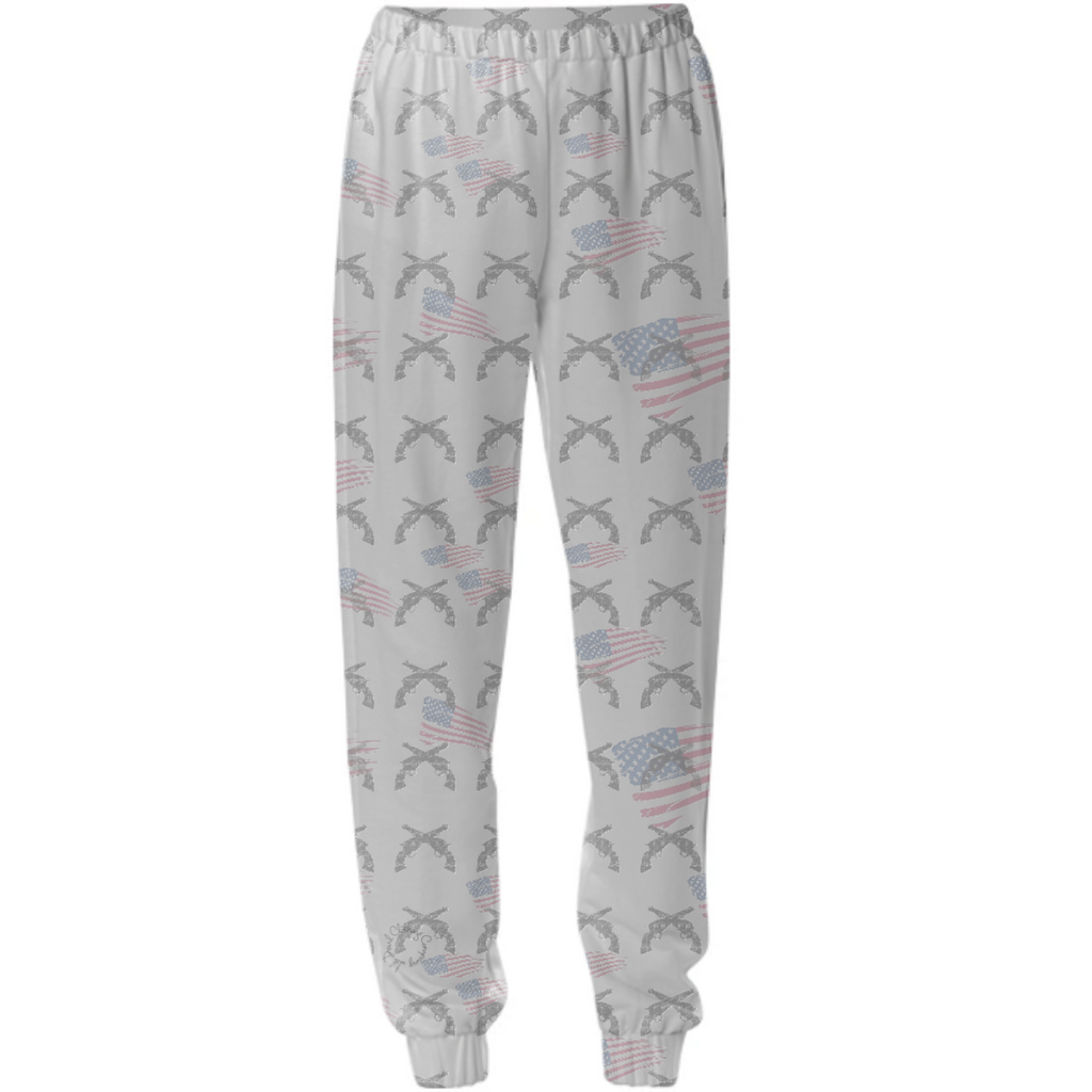 American Theme print sweatpants