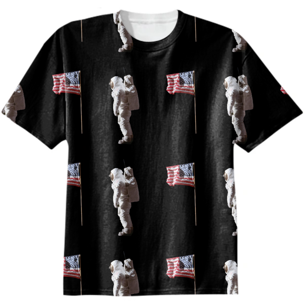 Apollo 11 Buzz Aldrin American Flag