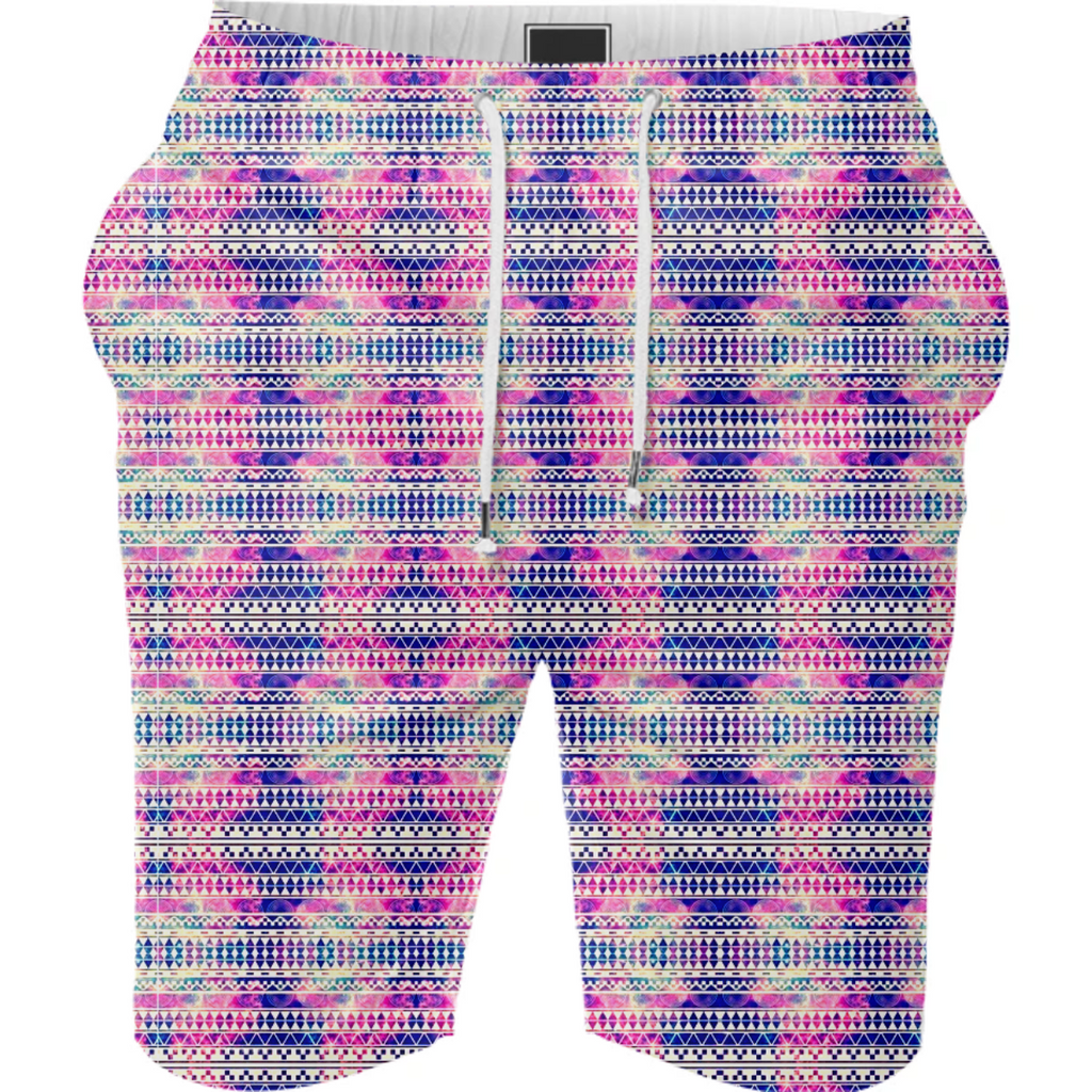 Aztec Galaxy Summer Shorts