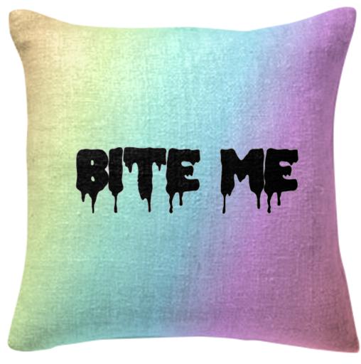 Bite Me pillow