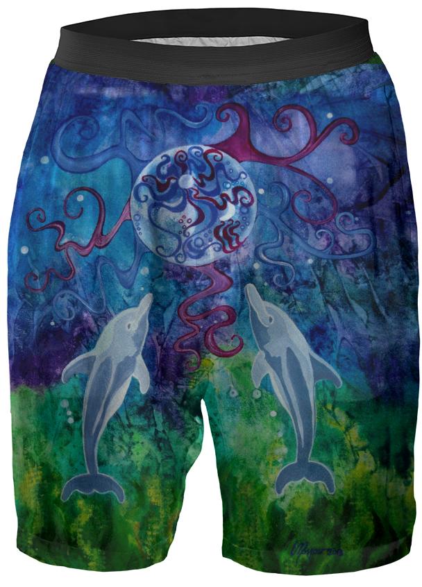 Dolphin Gaze Silk Boxers