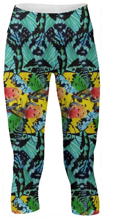 Sunset Wings Yoga Pants