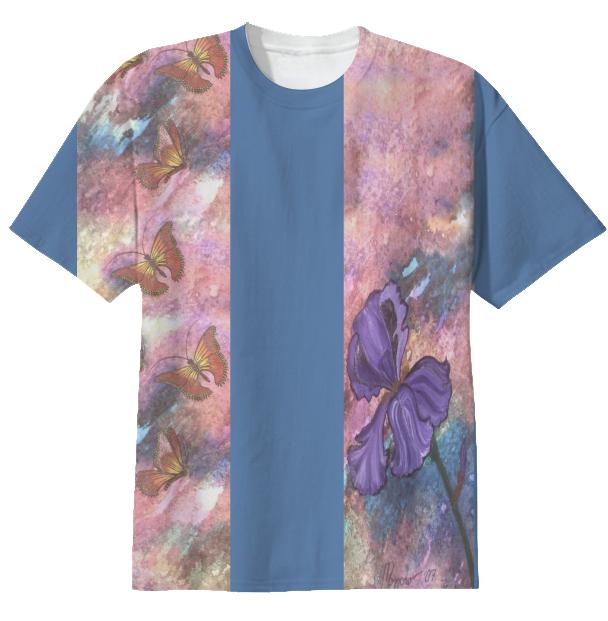 Pastel Monarchs Two Tone T Shirt