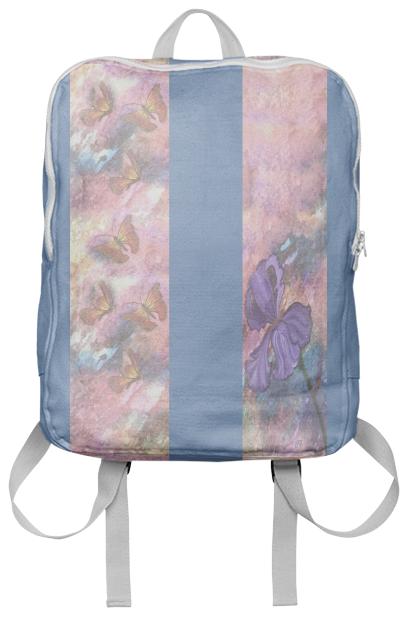 Pastel Monarchs Two Tone Backpack