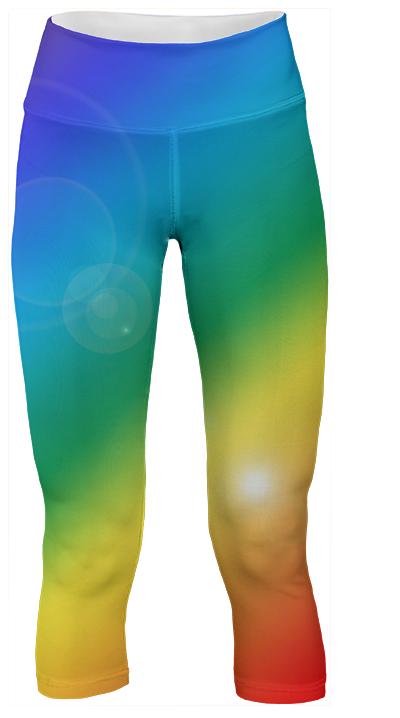 Solar Rainbow Yoga Pants