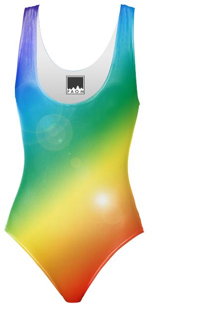 Solar Rainbow One Piece Swimsuit