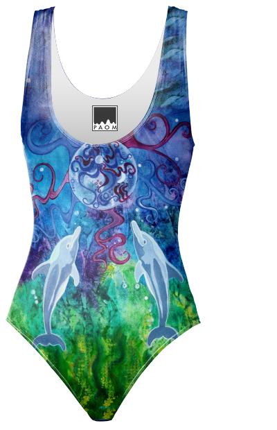 Dolphin Gaze Ladies Swimsuit