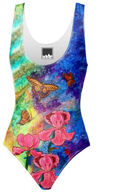 Swallowtail Attraction Ladies Swimsuit