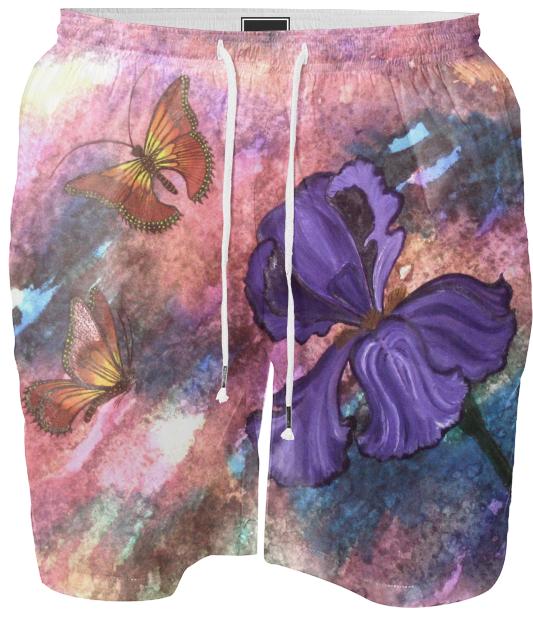 Pastel Monarchs Men s Bathing Suit