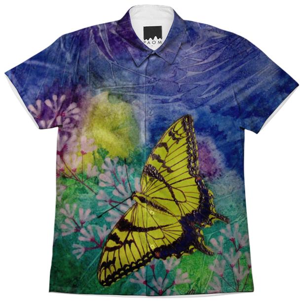 Swallowtail Short Sleeve Shirt