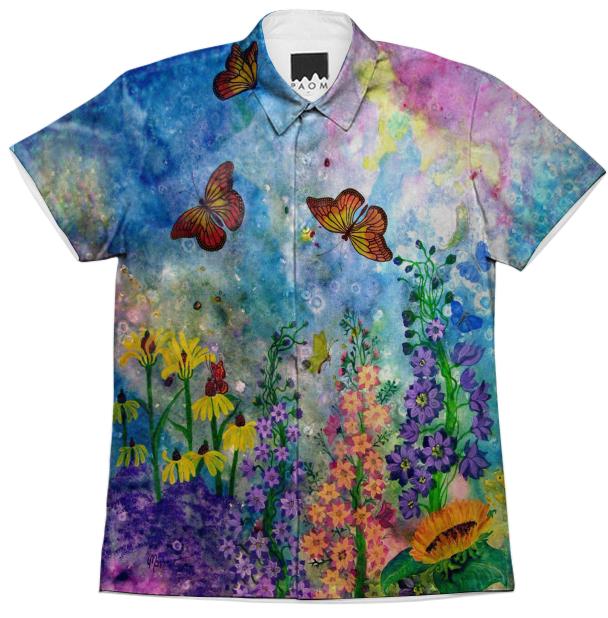 Butterfly Garden Short Sleeve Shirt