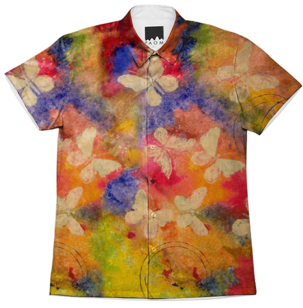 Butterfly Vestige Short Sleeve Shirt