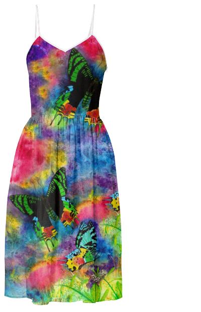 Madagascar Splash Summer Dress