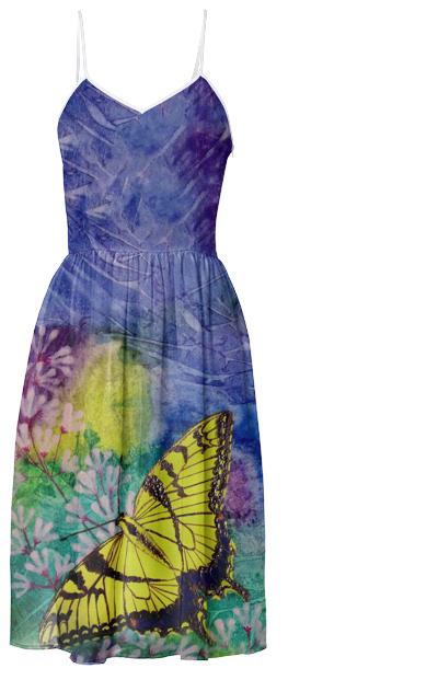Swallowtail Attraction Summer Dress