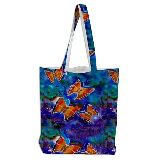 Wax Relief Butterflies Tote Bag