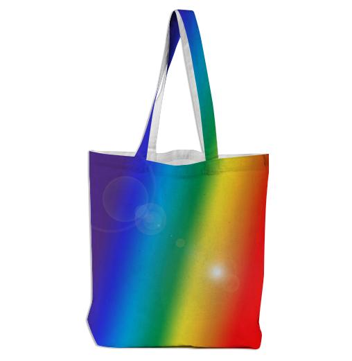 Solar Rainbow Tote Bag