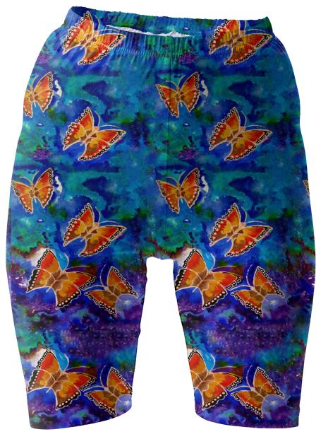 Wax Relief Butterflies Bike Shorts