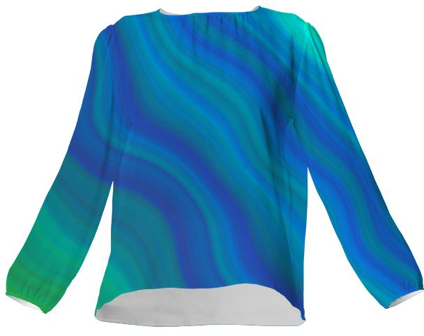 The Wave Silk Blouse