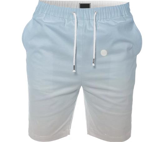 Blue Shorts With a Moon