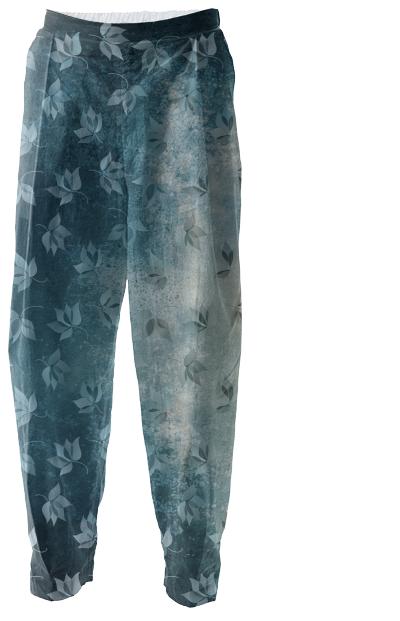 Blue Autumn Relaxed Pants