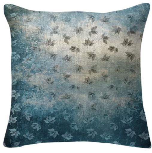 Blue Autumn Pillow