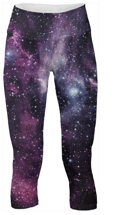 Galaxy and Nebula Yoga Pants
