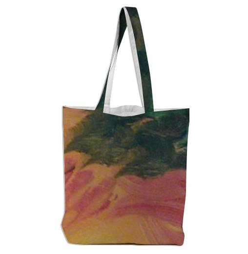 swirls and clouds tote