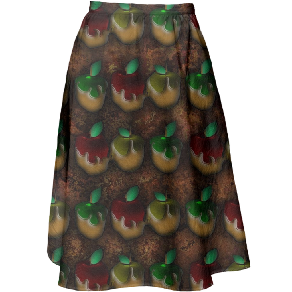 Caramel Apples Midi Skirt