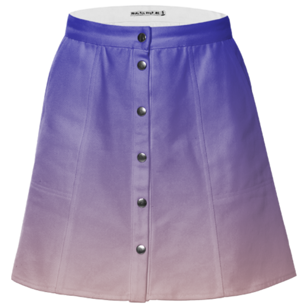 Skirt "shades of blues''