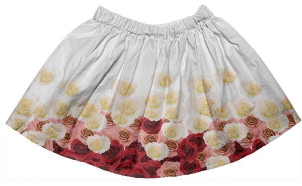 Rose Drops Kids Full Skirt