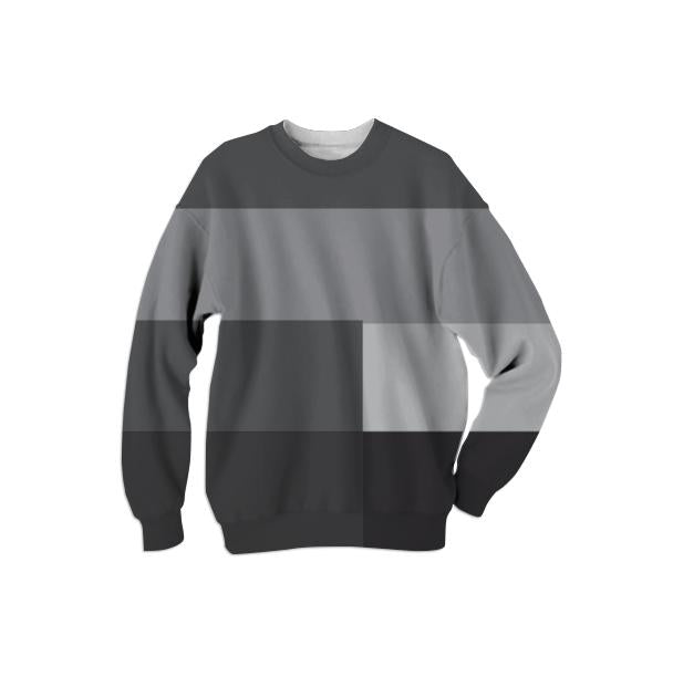 Geometric Modern Lines River Rock sweatshirt