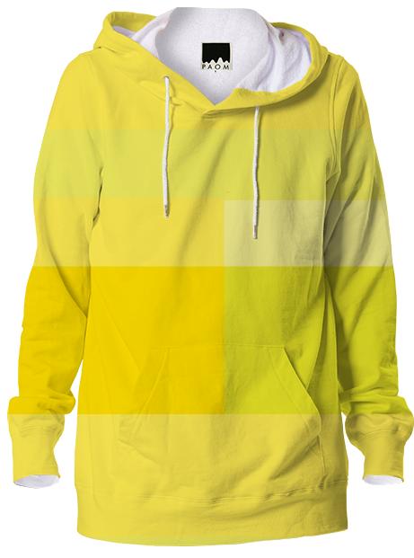 Geometric Modern Lines Lemongrass Hoodie