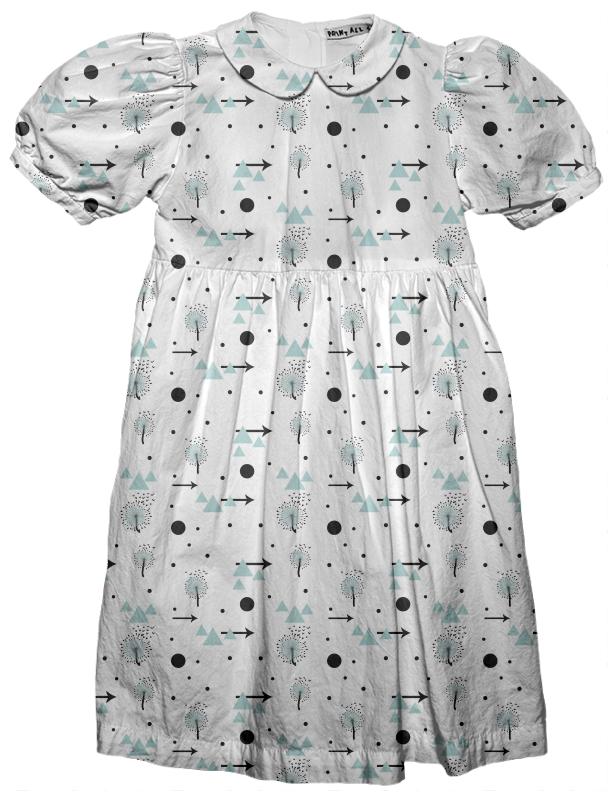 Aztec Dandelion kids party dress