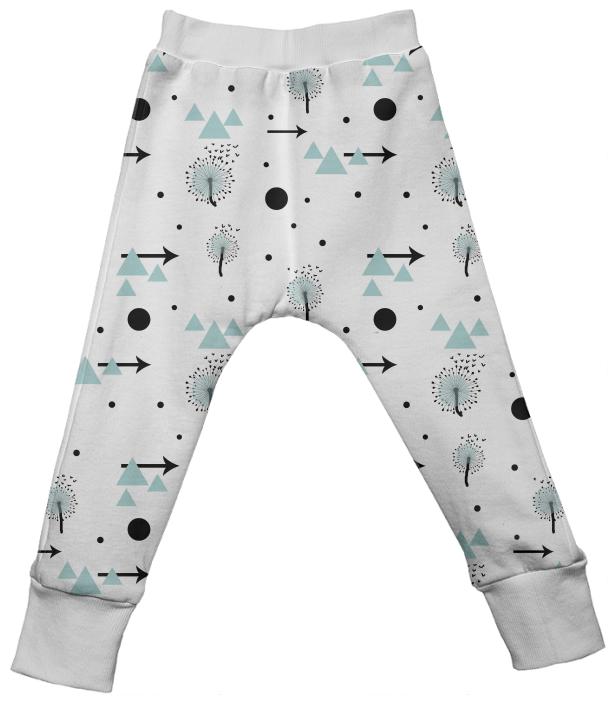 Aztec Dandelion kids drop pant