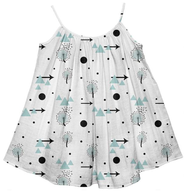 Aztec Dandelion kids tent dress