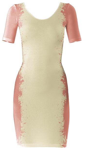 Tie Dye DimSum Pink Bodycon Dress PAOM Tie Dye DimSum Pink Bodycon Dress PAOM