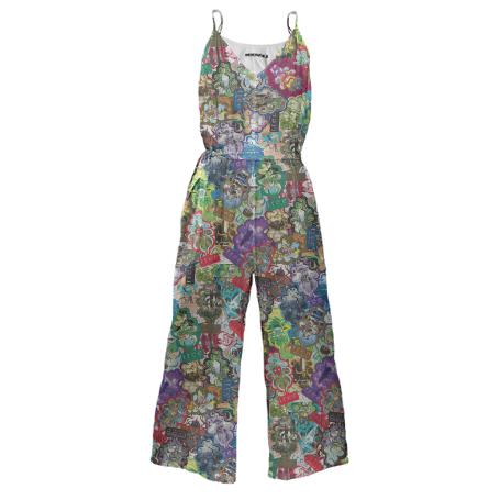 All Over Trees Jumpsuit