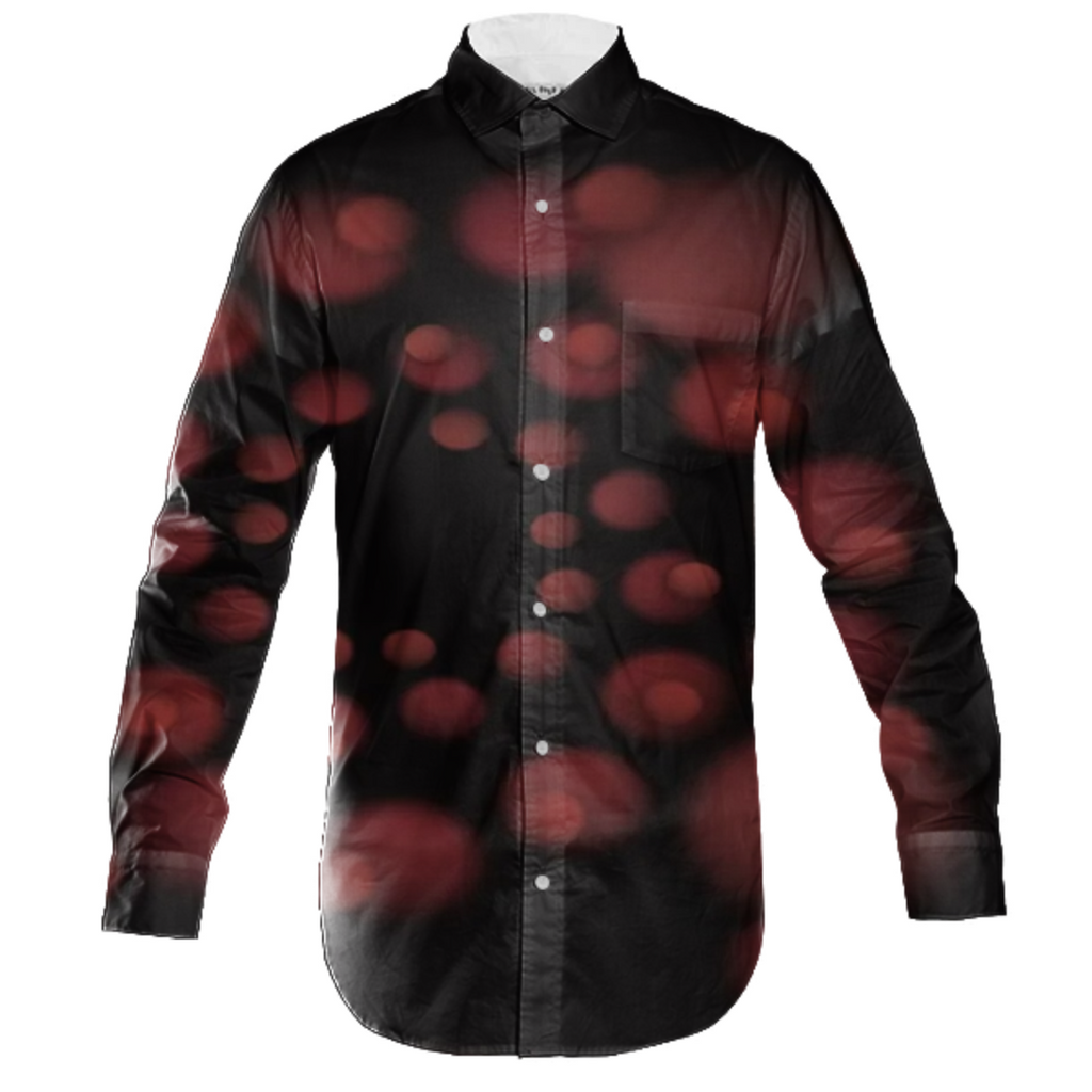 Men’s Button Down Shirt  (Maroon Sphere)